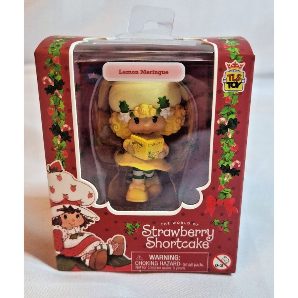 Strawberry Shortcake Lemon Meringue Holiday 2.5" CheeBee Figure New